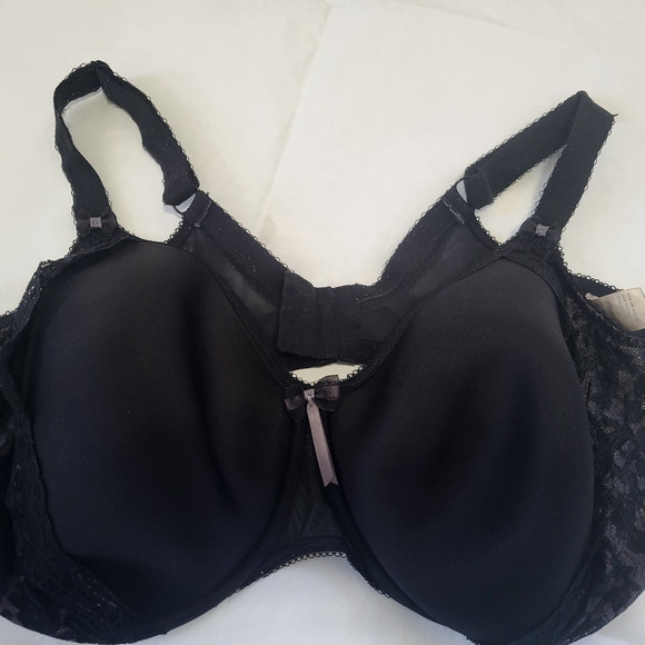 2 ELOMI Bras 1 Bandless Spacer Molded Bra Underwire Womens 46H 1 bra sz unknown - Picture 6 of 16